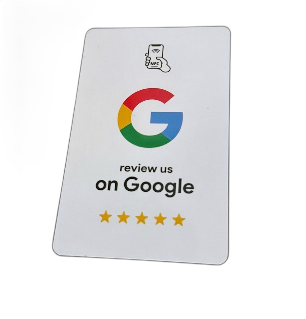 NFC Google kártya étterem értékeléshez